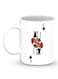 Premium King Of Clubs Designer Mug White/Black