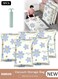 Vacuum Storage Bag 5 Pcs Large Deluxe Zipper, Reusable Compression Bags Space Saver with Hand Pump, Vacuum Bag Use for Duvets, Pillows, Blankets, Curtains, Travel, Clothes