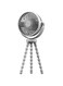 MJRlrifa Portable Handheld Fan, 2000mAh Adjustable Personal Desktop Fan with Flexible Tripod (3 Speed), USB or Battery Powered Desktop Fan for Bike, Crib (gray)