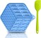 ELECDON Lick Mat, Suction Cups, Silicone Dog Licking Mat, Dog Slow Feeder Lick Pad for Pet Bathing, Grooming, Training