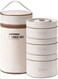 Microwaveable Thermal Lunch Box, Portable Insulated Lunch Containers with Bag, Leakproof Stackable Stainless Steel Food Container For Adults, Kids, Set of 3 Tier Insulated Bento Boxes