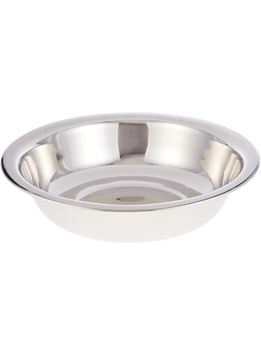 RAJ STAINLESS STEEL HEAVY MIXING BOWL , 50 CM, SILVER, RHB024, Serving Bowl , Mixing Bowl ,Baking &amp; Marinating Bowl
