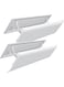 2PCS Air Conditioner Deflector Central AC Air Flow Deflector Avoid The Cold Air from Blowing Straight, Angle Adjustable, Easy Installation, for Vents, Sidewall,20 * 60cm