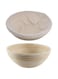 SYOSI Bread Proofing Basket Round Sourdough Proofing Basket Bread Proofing Bowls for Rising and Baking Dough Proofing Rising Rattan Basket and Linen Liner Cloth for Home Bakers 23 * 8CM