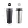 LocknLock 540ml Clip Tumbler &ndash; Silver, Stainless Steel Travel Mug with Double-Vacuum Insulation, Non-Slip Pad &amp; Convenient Cap