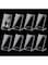 PH PandaHall 10pcs Acrylic Earring Holder Single Pair L-Shape Jewelry Displays Stand Earring Organizer for Jewelry Dangling Slant Back Display Props Show Retail Store Marketing 1.3x1.7x3 Inch
