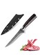 Boning Knife 6 Inch, Fillet Knives High Carbon Steel and Pakkawood Handle for Meat, Fish, Poultry, Chicken Chef Kitchen Knife (6 inch Boning knife)