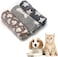 4 Pcs Pet Blanket, Dog Puppy Blanket, Super Soft Fluffy Premium Fleece Pet Blanket, Paw Print Fleece Blanket for Small Medium Pet Dog Cat, Warm Soft Sleep Mat, Cage Liners Blanket (30x 20 Inch)