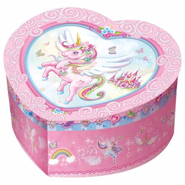 HEART SHAPE MUSIC JEWELRY BOX