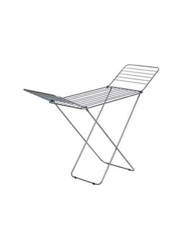 Winsor Cloth Drying Foldable Stand, Sturdy Clothes Dryer, Weather Resistor, Heavy Duty Clothing Racks Steel Silver 18meter Silver 18meter