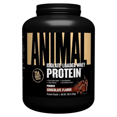 Universal Nutrition Animal Whey Isolate Loaded, Chocolate, 4 LB