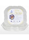 Homell White Pack of 100 Disposable Air Fryer Parchment Paper Liners (20cm) - Non-Stick, Greaseproof, and Heat-Resistant - Ideal for Baking, Cooking, and Grilling - Enhance Your Culinary Experience