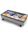 Cestbella Under Bed Storage with Wheels, Rolling Bed Blanket Container Large Capacity Under Bed Drawer with Clear Lid Foldable Removable Bedding Storage Organizer for Clothes Shoe Toys Book 76x41x17cm
