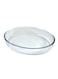 Oval Glass Baking Dish, 3.2 Lt Capacity, 34.9X24.6 Cm Diameter, 6.6 Cm Height - Clear