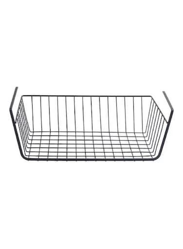 Rack Over Shelf Black 33x11x11cm