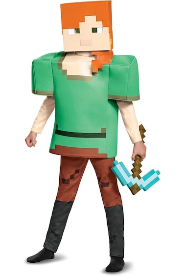 Costume Child Minecraft Alex Deluxe Dress Up 7-8