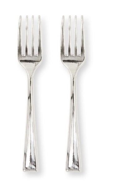 Metallic Mini Forks 9.8cm 24Ct