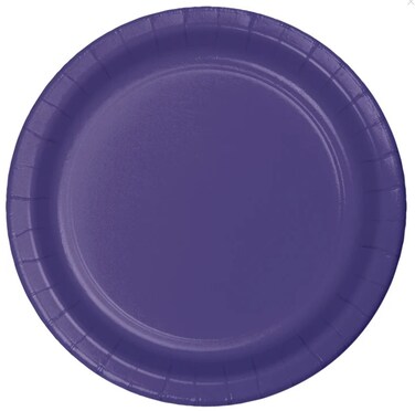 Touch Of Color Purple Paper Plates 9in 24ct