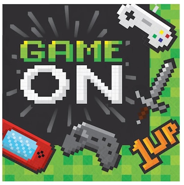Gaming Party Luncheon Napkins 16ct