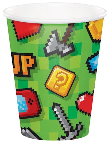 Gaming Party Hot/Cold Cups 9Oz 8Ct