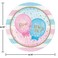 Gender Reveal Balloons Dinner Plates 8.75" 8Ct