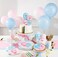 Gender Reveal Balloons Dinner Plates 8.75" 8Ct