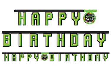 Gaming Party Jointed Banner 17.8cm x 215.8cm 1Ct
