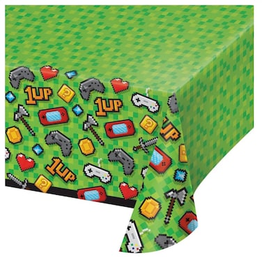 Gaming Party Plastic Tablecover 54"x102" 1ct