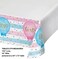 Gender Reveal Balloons Plastic Tablecover 54"x102" 1Ct