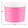 Solid Treat Cups Candy Pink 9oz 8Ct
