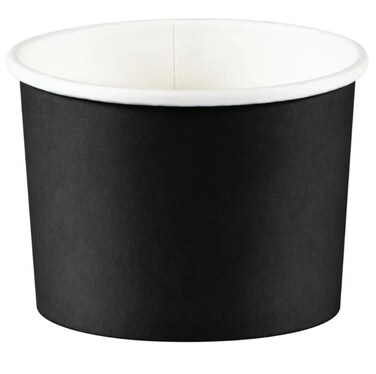 Solid Treat Cups Black Velvet 9oz 8Ct