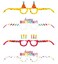 Hats Off Birthday Paper Glasses 4CT