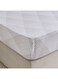 Box Malta Cara Printed Cotton Fitted Sheet - White