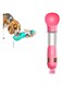 Dog Water Bottle Portable Pet Water Bottle for Dog Water Dispenser Dog Water Bottle Large Pet Water Dispenser Portable Pet Travel Bottle Dog Travel Bowl with Drink Food Bowl Potty Waste Bag (pink)