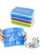 Pack Ice Cube Trays , Shop Silicone Ice Tray with Removable Lid Easy-Release Flexible Ice Cube Molds 24 Cubes per Tray for Cocktail, Whiskey, Baby Food, Chocolate, BPA Free