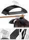 20 Pack Non Slip Suit Hanger, Coat Jacket Hangers, Sweater Hangers, PVC Coating Metal Hangers For Pants, Shawls, Belts, Dimple &amp; Crease Free T Shirt Hangers(Black)