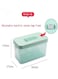 Green 6-liter refrigerator fruit and vegetable preservation box
