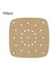 Perforated Square Non-Stick Air Frying Paper Beige 9inch