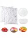 300 Pcs Fresh Keeping Bags,Reusable Elastic Food Storage Covers,Elastic Stretch Adjustable Bowl Lids,Universal Kitchen Wrap Seal Caps For Leftover,Meal Prep And Fruits