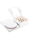 Tovotum 20Pcs Pie Boxes 10x10x5 Inches Donut Boxes with 20 Boards White Bakery Boxes with Window for Pies, Donuts, Cookies, Muffins, Chocolates, Party, Valentine's Day