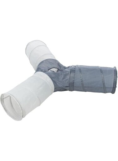 Trixie Playing Tunnel Nylon 3 Legs for Cats &amp; Small Pets - 22X50CM