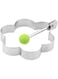 GulfDealz Flower Shape Fried Egg Mold Creative Omelet Shaper Pancake Kitchen Cooking Tools, Stainless Steel - Silver
