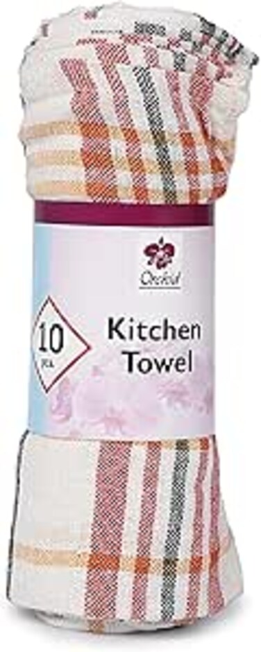 ORCHID 10PCS KITCHEN TOWEL SET 30 X 45 CMS
