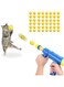 AquaFalcon Cat Toy Balls with Launcher,Air Balls Shooting Foam Ball Game, Interactive Kitten Toys for Indoor Cats Self Play, Suitable for Training and Playing（48Pcs）