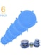 Reusable Silicone Stretch Lids Translucent Blue 21*4*21cm