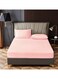 3-Piece Fitted Bedsheet Set Queen Size Microfiber Taupe 150x200+30cm