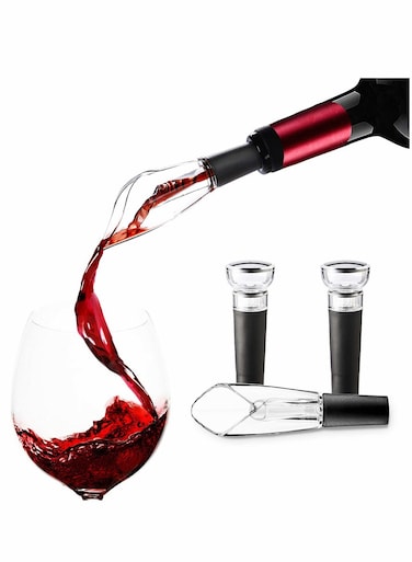 Aerator and Pourer Set Ideal for Home Parties and Wine Enthusiasts Perfect Gift to Elevate Your Entertaining