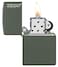 Zippo 221ZL Classic Green Matte with Zippo Logo Windproof Lighter