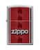 Zippo CI404860 250 Zippo Red And Black High Polish Chrome Windproof Lighter