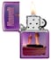 Zippo CI018775 24747 Kuwait Towers High Polish Purple Windproof Lighter